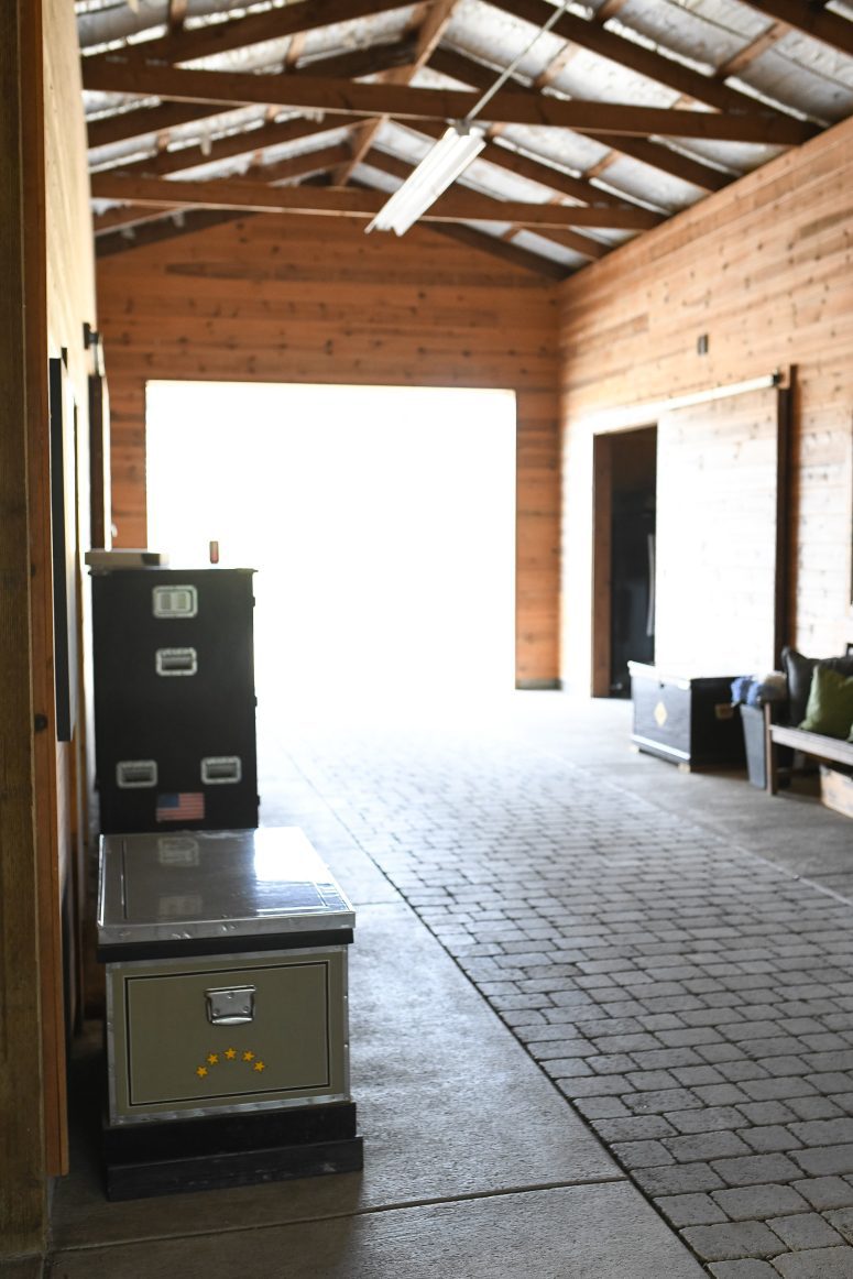 Horse Barn Aisle