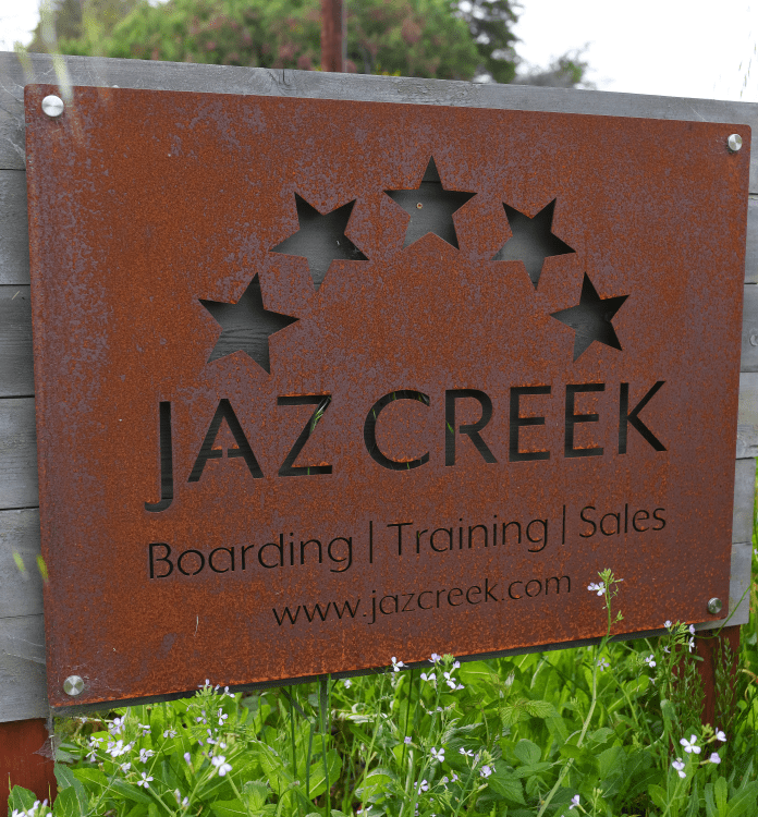 Jaz Creek signage Petaluma